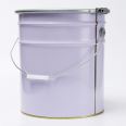 Coated with white iron bucket, Tinning metal bucket, floor paint, round iron bucket of Yiteng Iron Plastic Factory