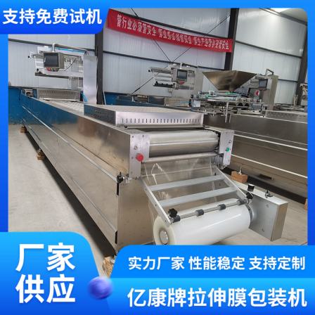 Beef jerky stretching film vacuum packaging machine Ball continuous vacuum packaging assembly line vacuum sealing machine