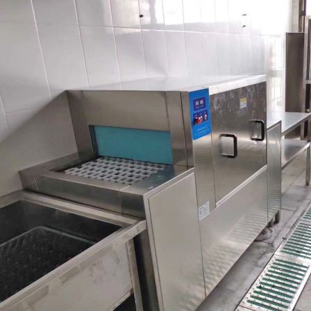 Customized multifunctional flat dishwasher with fully automatic commercial disinfection and drying integrated machine in the cafeteria