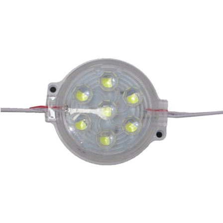 12v/24v circular 7-light LED side light module width indicator waist light modification tail light signal decorative light
