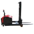 Forward moving electric forklift stacker, 1 ton, 2 tons, station driven, legless balance weight, pallet lift truck