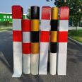 Yitai Red and White Glass Fiber Reinforced Plastic PVC Road Crossing Warning Pile 150 * 1200mm, self-produced and self sold