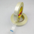 3M8915 Single sided striped fiberglass tape as a replacement for pipeline bundling and fixation