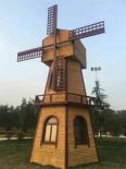 Dutch windmill anti-corrosion wood design, customized large-scale outdoor scenic area drainage equipment, landscape decoration manufacturer