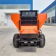 Small dragon manure spreader with 50 horsepower traction manure spreader and chicken manure lifting machine