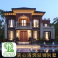 Large villa houses, durable, fast construction speed, rural self built houses, light steel villas