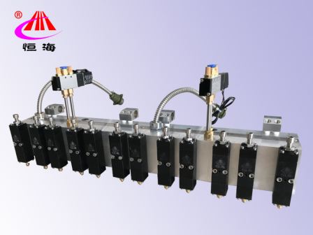 Supply of multi head Hot-melt adhesive line gun raw material composite special insulation wallboard