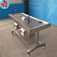 Stainless steel poultry gizzard peeling machine, single and double chamber goose gizzard peeling machine, simple operation in slaughterhouse, slaughtering machinery