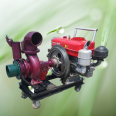 6-inch enlarged pump body traction pump urban waterlogging drainage four wheel self priming pump low fuel consumption agricultural irrigation pump