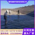 Waterproof and anti-seepage geotextile film 600g, 800g, reservoir PE, two cloth and one film, white cloth and black film composite anti-seepage film