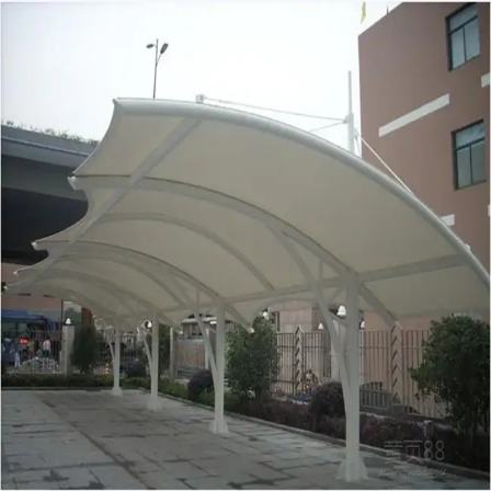 Various car sheds installation Community toll station Charging station parking shed 10 years of installation experience
