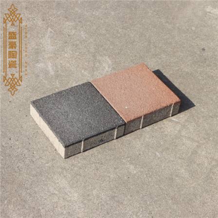 Ceramic permeable bricks, colored road tiles with strong decorative properties, can be customized for corrosion resistance according to needs