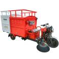 AA type multifunctional leaf collection and crushing multi in one sweeper for road, school, and square use