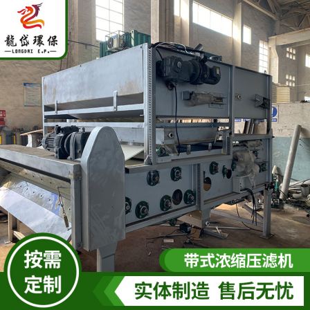 Longdai Environmental Protection Belt Type Concentration Filter Press Fully Automatic Treatment Capacity Large Sludge Solid-liquid Separation Equipment