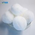 White fiber ball filter material for wastewater filtration treatment Fiber ball swimming pool filter ball