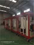 Steel structure steel plate rust removal, steel bridge internal warehouse weld cleaning, dust-free sandblasting machine