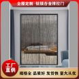 Customized French minimalist retro arched balcony, bathroom, oil sand glass door, various models and types