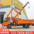 Hanging and digging all-in-one machine, unlike wheeled agricultural four-wheel drive, can be used for hanging, digging, grabbing, and moving trees in gardens. The crane is used for burials and funerals