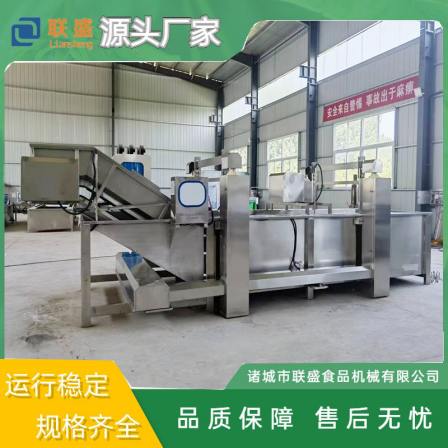 Squid thawing assembly line, frozen chicken legs, bubble thawing line, continuous duck feet thawing equipment, Liansheng