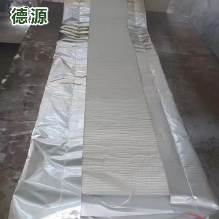 Aluminum foil flexible coating fire exhaust smoke exhaust duct Aluminium silicate needled blanket Deyuan color thickness can be customized