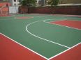 National standard basketball court marking construction acrylic paint polyurethane paint silicone PU paint material Blue Sky Boyuan Sports