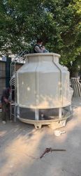 100 ton circular cooling tower, cold water tower, industrial small cooling tower, high temperature resistant packing, long service life