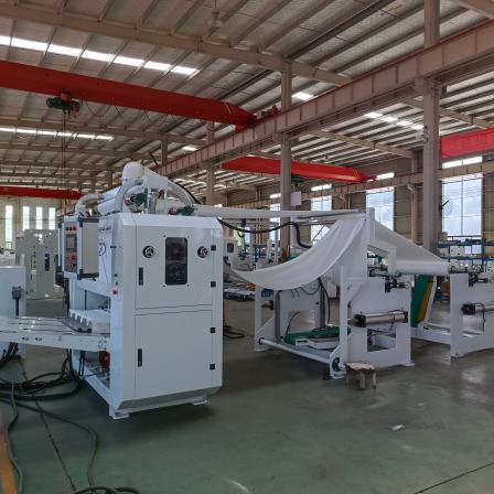 Facial towel machine energy-saving point cutting and rolling towel machine thickened sheet automatic counting