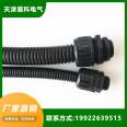 Yike PP PE PA material nylon plastic threading corrugated hose nylon cable threading hose