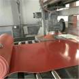 Iron oxide red dyed rubber pad with bright and long-lasting color retention pigment