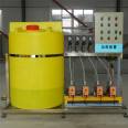 Sodium hypochlorite dosing system Integrated dosing skid for finished product chlorination and dosing equipment of sewage plant