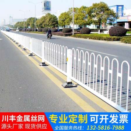 Traffic facility guardrail, sidewalk, foundation pit fence, road warning, temporary isolation, movable fence