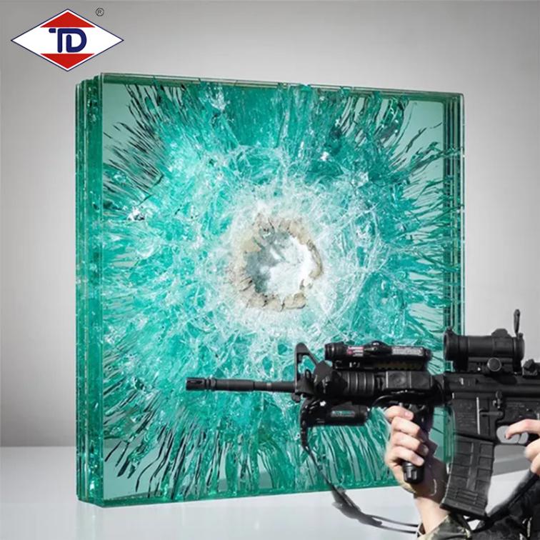 Customized by manufacturers of three layer laminated bulletproof glass with special shield and special glass