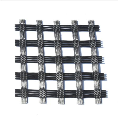 Asphalt pavement self-adhesive fiberglass grating, fiberglass bidirectional geogrid width and mesh size can be customized
