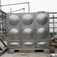 Juwei Fire Protection Stainless Steel Water Tank SUS304, Easy to Weld and Install on Site, Made of FRP Galvanized Sheet Material