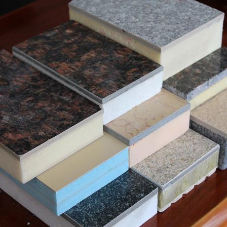 Stone paint veneer, rock wool insulation integrated board, metal carved board, Bozun ultra-thin stone composite insulation board