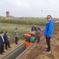 Agricultural drainage channel lining machine, concrete channel forming machine, flexible and durable diesel powered ditch machine