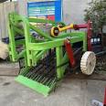 A peanut harvester equipped with a four wheel tractor for lifting fruits. A machine for ridging and planting peanuts