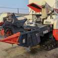 Fine second-hand Kubotian 758 crawler grain Combine harvester in 2020