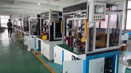 High speed flying fork precision wire arrangement for water pump motor winding machine