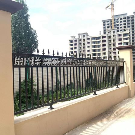 Thickened zinc steel fence net for residential areas, school spray plastic fence fence fence, Baokun balcony fence, customizable