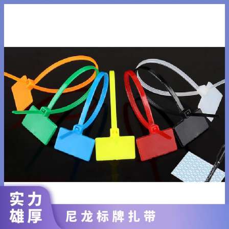 Nylon label tie, colored nylon label tie, cable hanging tag, elevator network cable mark, waterproof plastic cable tie
