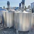 Used 30 cubic stainless steel 304 material storage tank, milk storage tank, vertical liquid storage tank