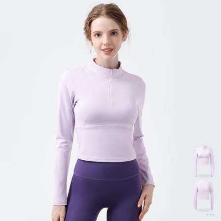 Advanced yoga suit for women in spring and autumn, slimming and slimming, internet celebrity fitness, long sleeved training, sports, running top, t-shirt