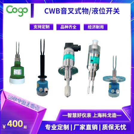 CWB18 limit tuning fork level switch is economical, intelligent, and explosion-proof, suitable for various liquid measurements