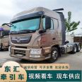 Sale of second-hand Dongfeng Tianlong 6 * 4 rear dual wheel drive tractor Oman SET480 horsepower Foton engine