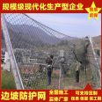 Active slope protection net, galvanized steel wire rope, dedicated for landslide control and rockfall prevention