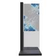 LG transparent display 55 inch OLED floor mounted advertising machine - vertical transparent touch screen with touch lift