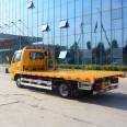 Flat bed road cleaning vehicle, rescue trailer chassis, optional support, optional