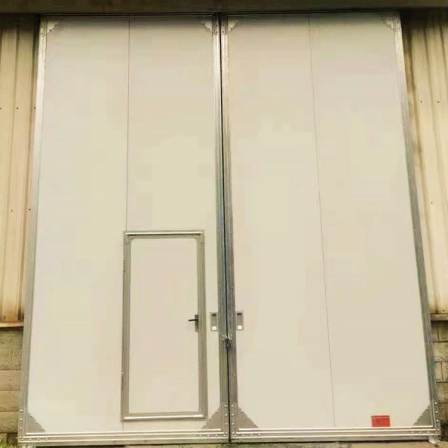 Insulation door, sliding and folding electric door, suitable for easy installation of industrial doors and steel doors at large workshop entrances