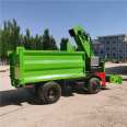 Mobile three wheeled manure truck with multiple models of diesel manure remover, cattle farm and sheep farm manure cleaning machine